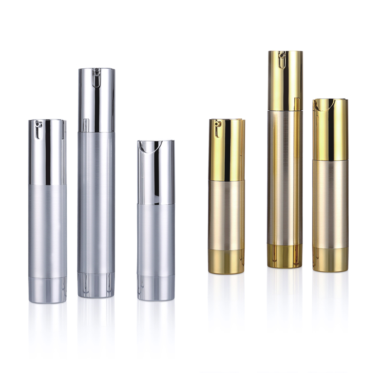 15ml 20 ml 30 ml 30 ml láhev s mlékem ve tvaru písmene U a nanesená luxusní pleť Silver Silver Golden Airless Bottle L06