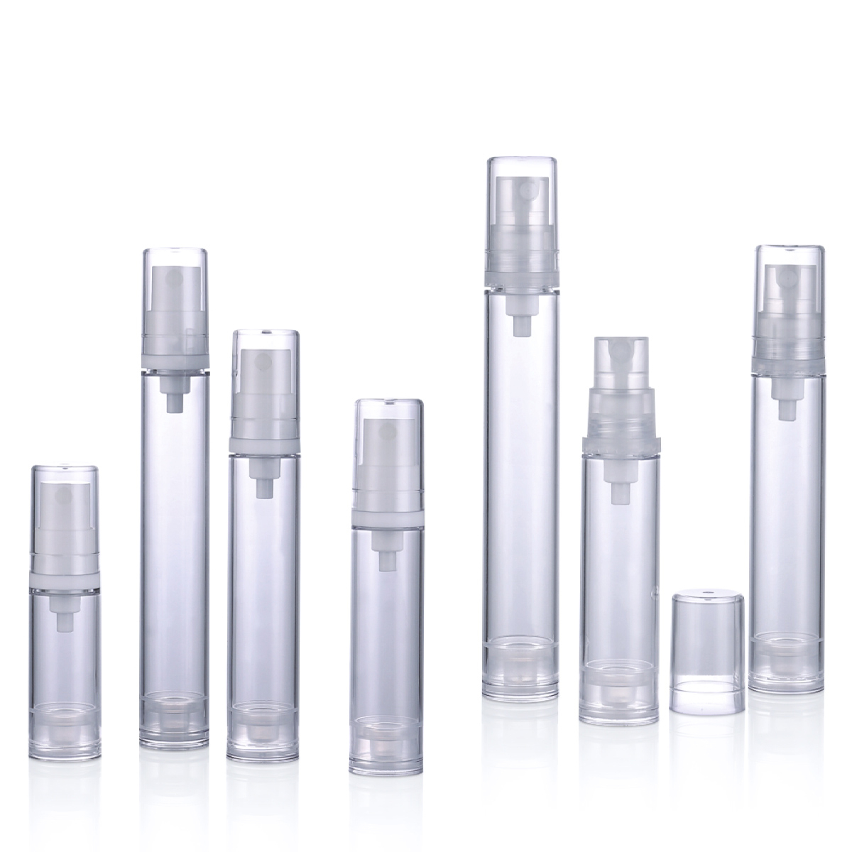 5ml 10 ml 12 ml 15 ml 15 ml 15 ml 15 ml 15 ml 15 ml, jako skalářka na sprejové čerpadlo bez vzduchu, krémová láhev čerpadla L12