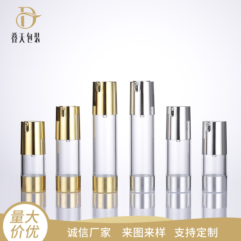 Travel Suit Makeup Bottle 15 30 50ml Typ pleťové láhve Ukázka u typu vakuová láhev láhev láhev