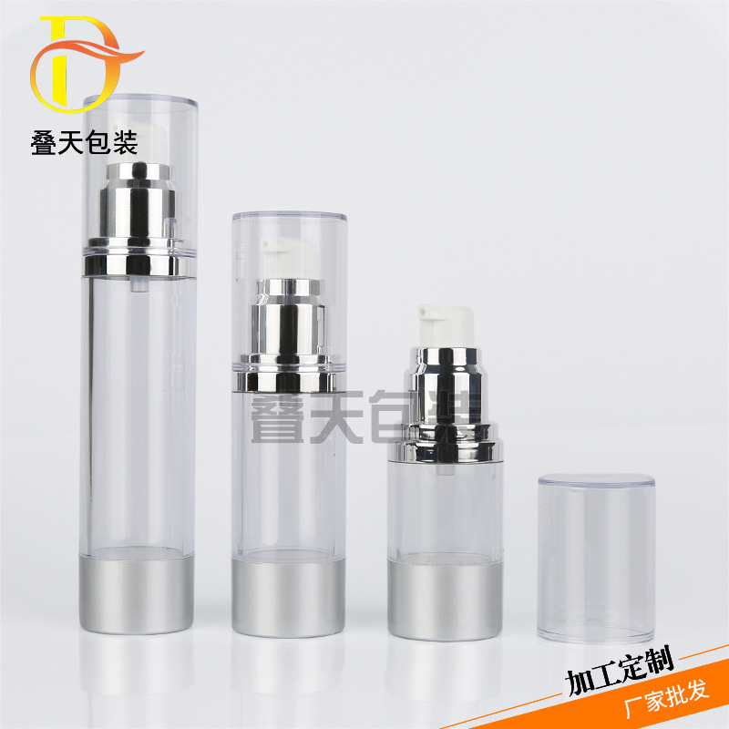 15ml 30 ml 50 ml průhledné plastové kosmetiky Trial Klék Láhev