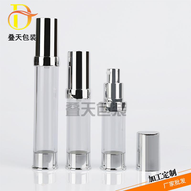 Transparentní krém kosmetická láhev podlahová vakuová láhev 15 20 30 ml Travel Portable Liquid Foundation Bottle